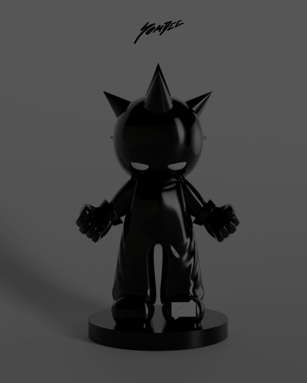 Somdee in onyx finish, seen from the front